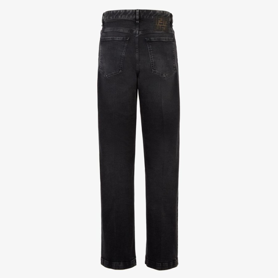 Herren Fendi Jeans Und Hosen | Hose Aus Denim In Schwarz