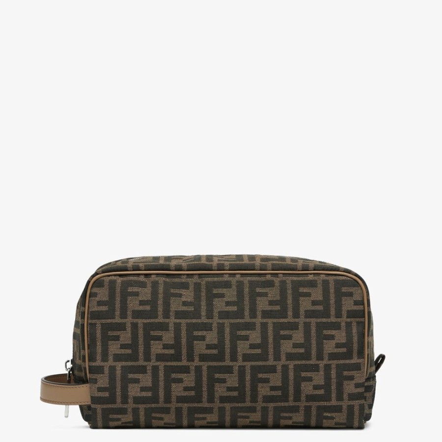 Herren Fendi Reise- Und Lifestyle-Accessoires | Beauty Case Aus Ff-Jacquard