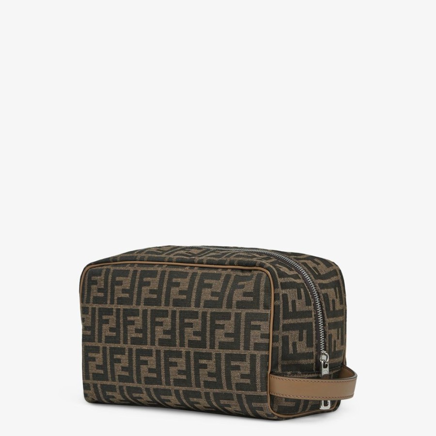 Herren Fendi Reise- Und Lifestyle-Accessoires | Beauty Case Aus Ff-Jacquard