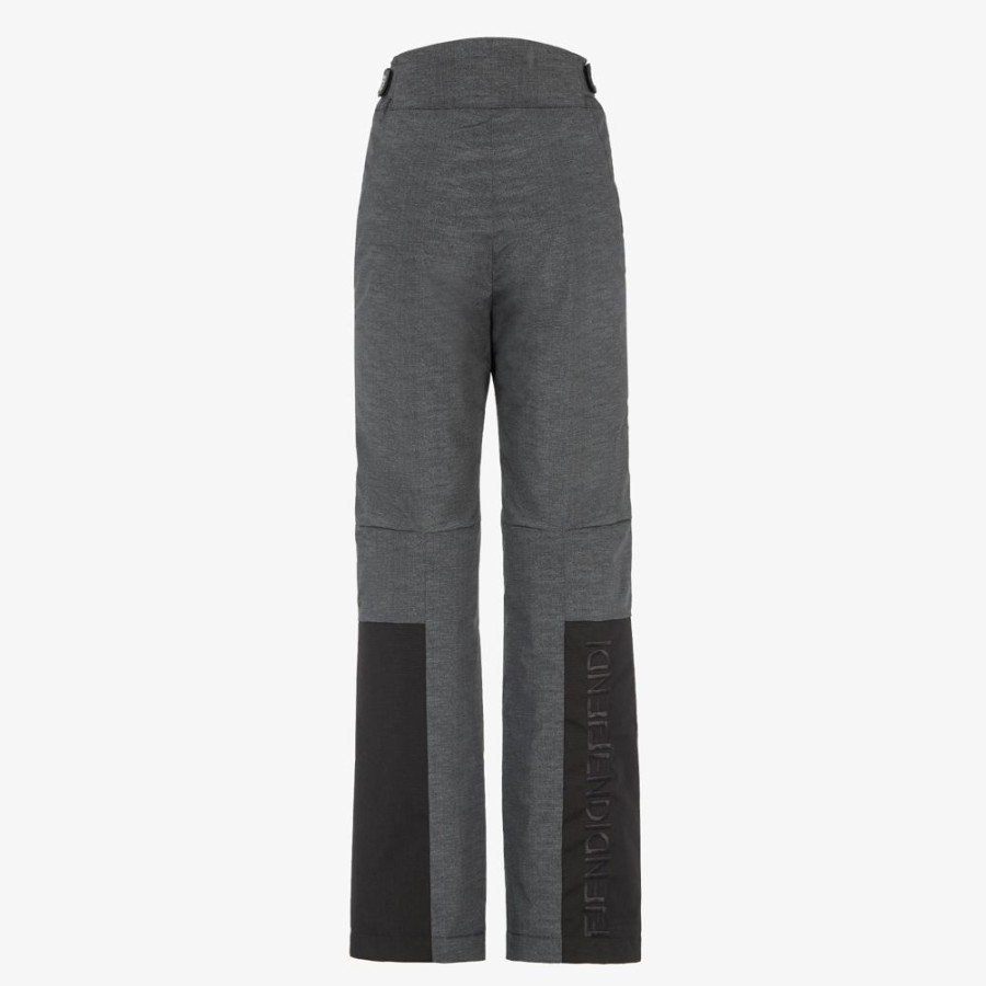 Damen Fendi Skiwear | Hose Aus Nylon In Grau