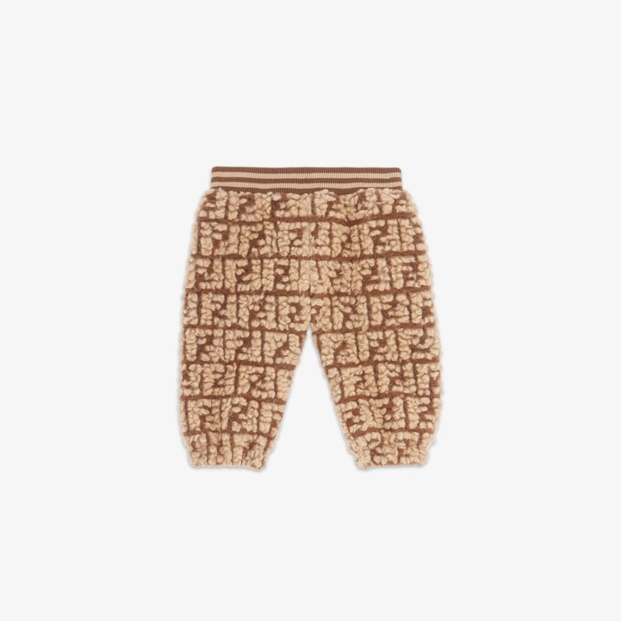 Kids Fendi Baby Madchen | Baby-Hose Aus Wolle Mit Logo