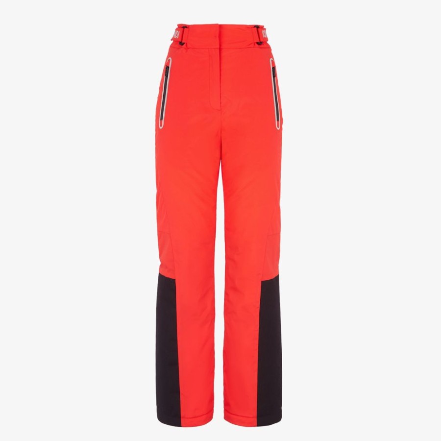 Damen Fendi Skiwear | Hose Aus Nylon In Rot