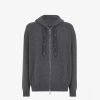 Herren Fendi Strickbekleidung | Cardigan Aus Kaschmir In Grau