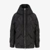 Herren Fendi Sportbekleidung | Daunenjacke Aus Nylon In Schwarz