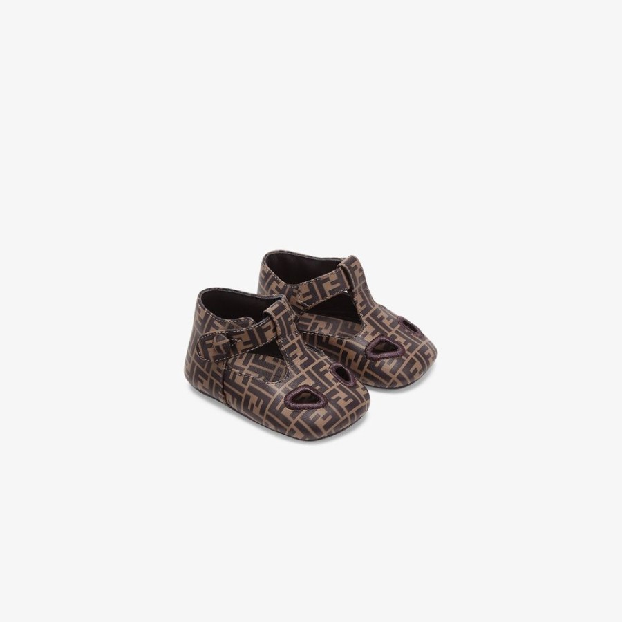 Kids Fendi Baby Junge | Baby-Sandalen Aus Leder