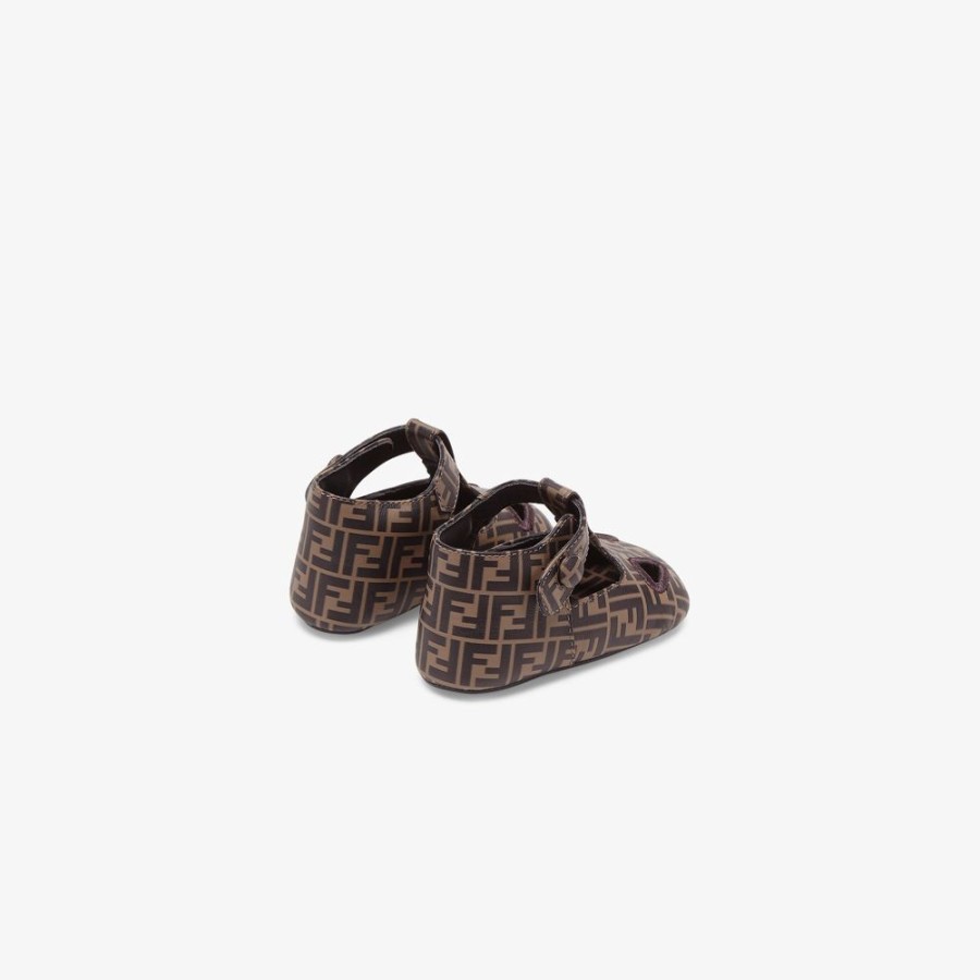 Kids Fendi Baby Junge | Baby-Sandalen Aus Leder