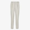 Herren Fendi Jeans Und Hosen | Hose Aus Jacquard-Stoff In Beige