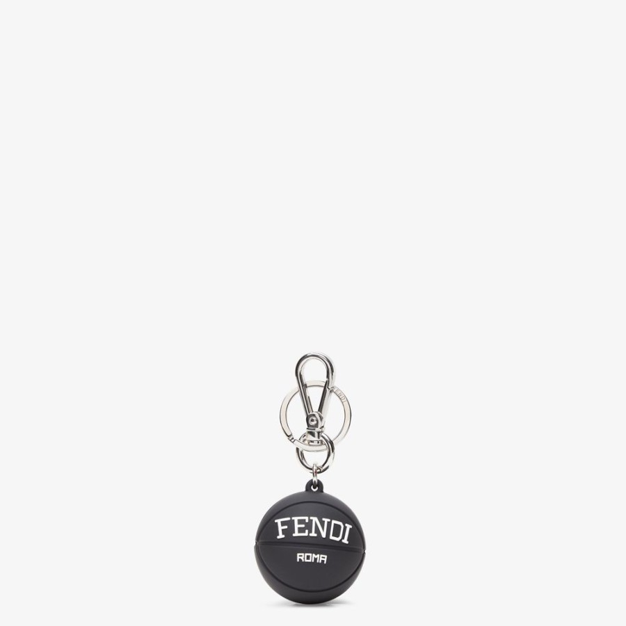 Herren Fendi Reise- Und Lifestyle-Accessoires | Anhanger Aus Gummi In Schwarz