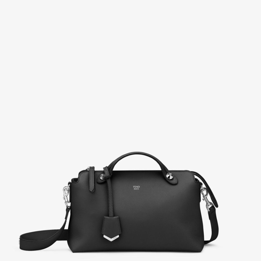 Damen Fendi Boston Bags | Boston Bag Aus Leder In Schwarz