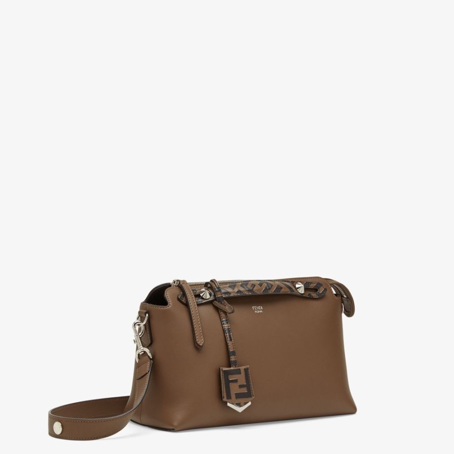 Damen Fendi Boston Bags | Boston Bag Aus Leder In Braun