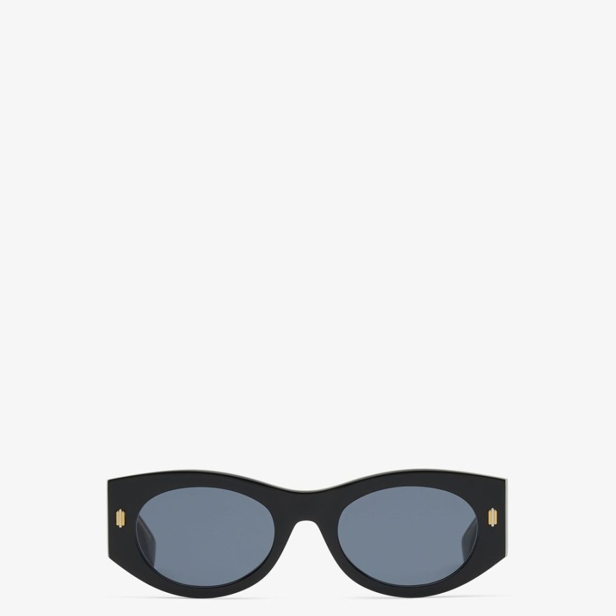 Damen Fendi Sonnenbrillen | Sonnenbrille Aus Acetat In Schwarz