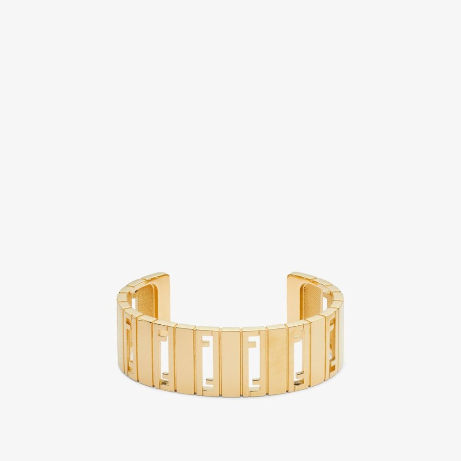 Damen Fendi Armbander | Bangle Aus Metall In Goldfarben