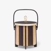 Home Decor & Lifestyle Fendi Tafelgeschirr | Eiseimer Aus Holz Mit Pequin-Motiv