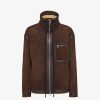 Herren Fendi Mantel Und Oberbekleidung | Jacke Aus Shearling In Braun