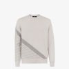 Herren Fendi Strickbekleidung | Pullover Aus Wolle In Weis