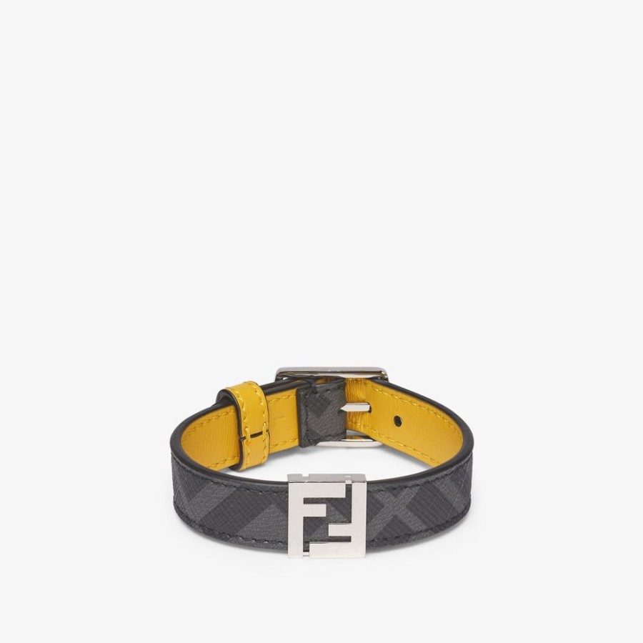 Herren Fendi Armbander | Armband In Grau