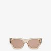 Damen Fendi Sonnenbrillen | Sonnenbrille Aus Acetat In Beige