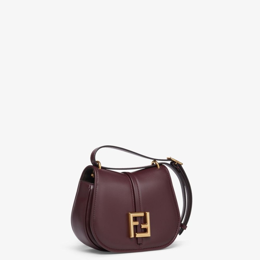 Damen Fendi Schulter- Und Crossbody-Taschen | Tasche Aus Leder In Bordeaux