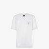 Herren Fendi T-Shirts Und Poloshirts | T-Shirt Aus Jersey In Weis