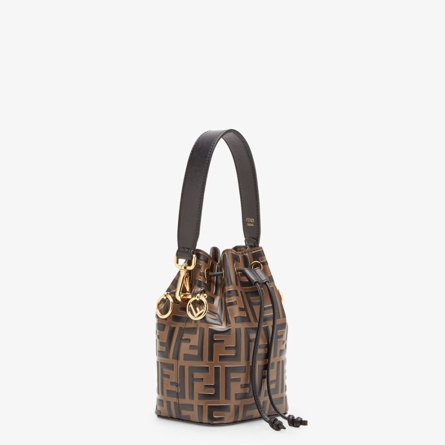 Damen Fendi Mini-Taschen | Mini-Tasche Aus Leder In Braun