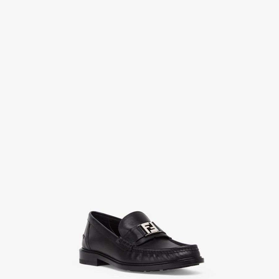 Herren Fendi Loafer | Loafers Aus Leder In Schwarz