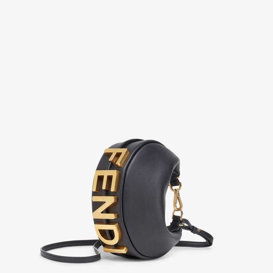 Damen Fendi Mini-Taschen | Minibag Aus Leder In Schwarz