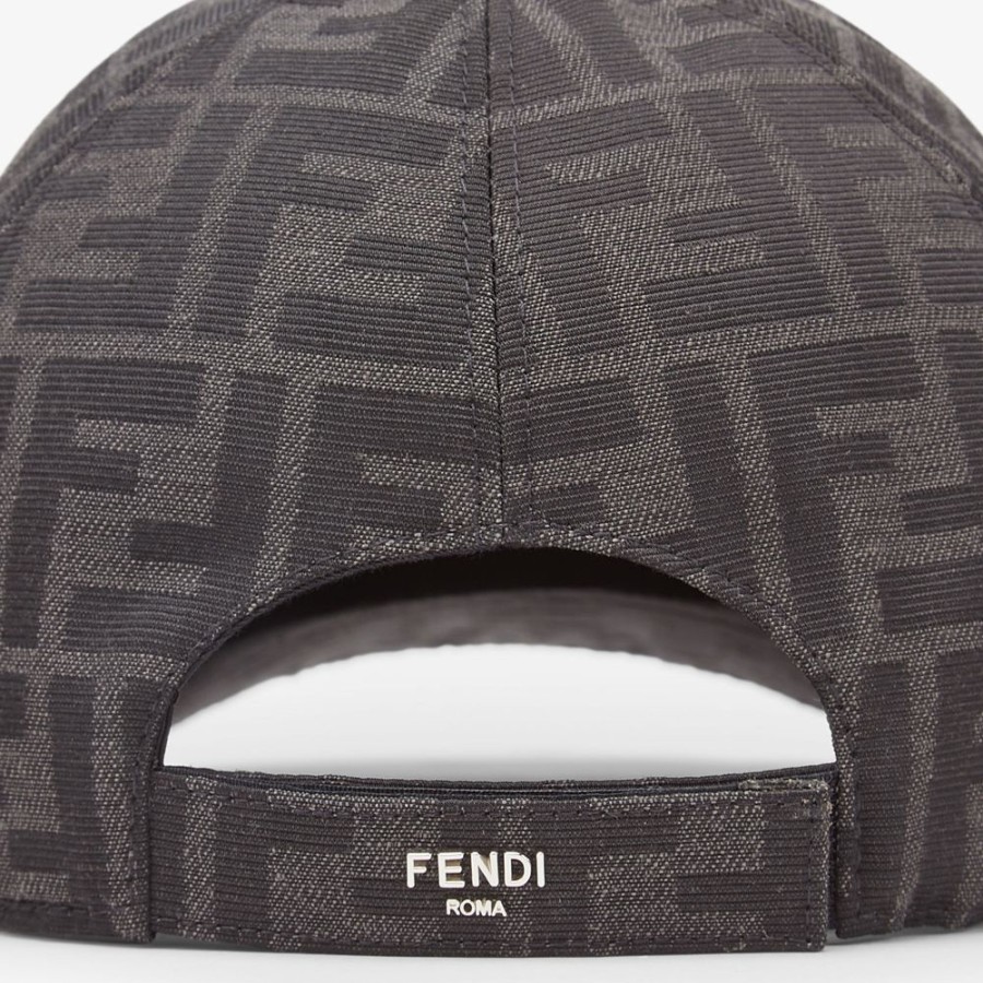 Herren Fendi Mutzen Und Handschuhe | Baseballmutze Aus Ff-Jacquard