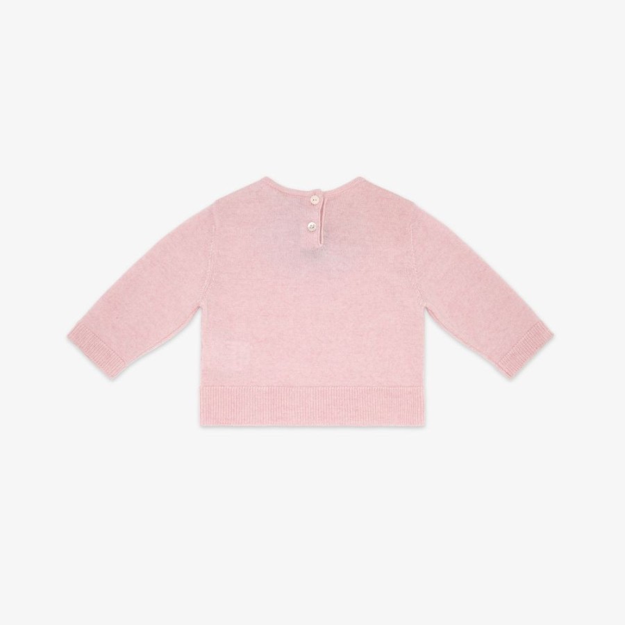 Kids Fendi Baby Madchen | Baby-Cardigan Aus Strick In Rosa