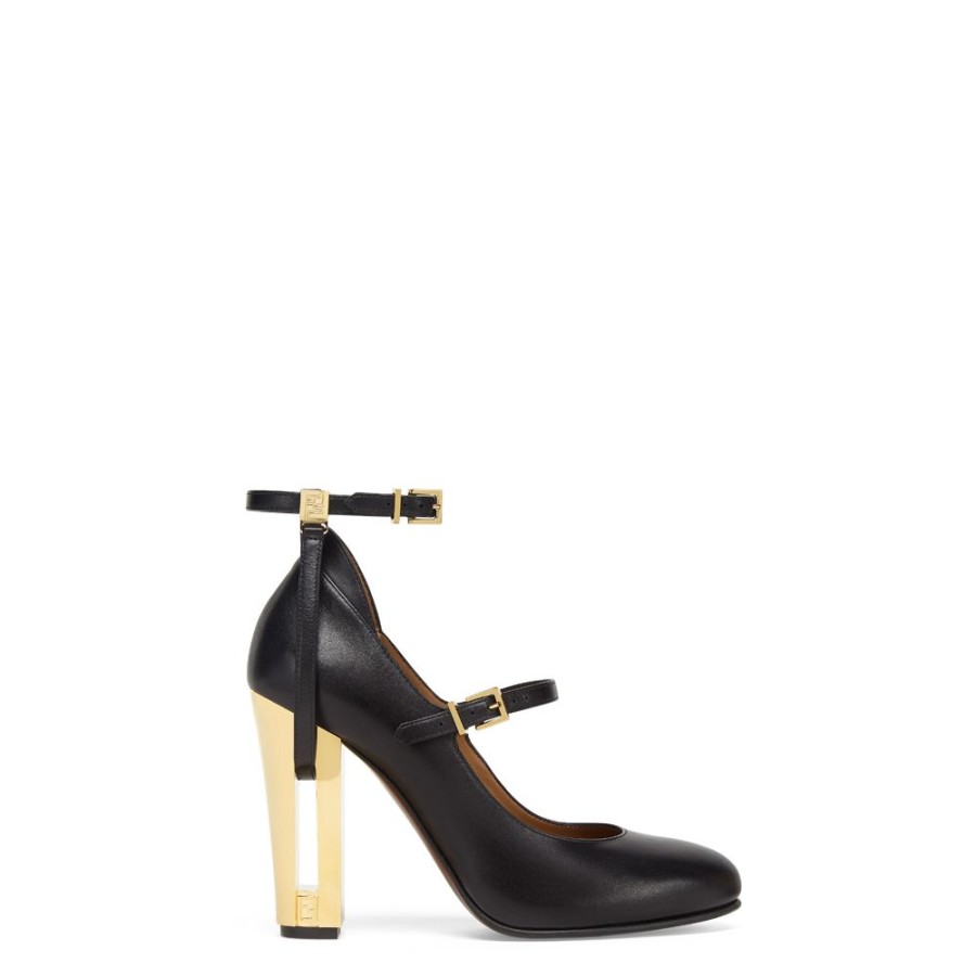 Damen Fendi Pumps Und Slingbacks | Pumps Mit Hohem Absatz Aus Leder In Schwarz