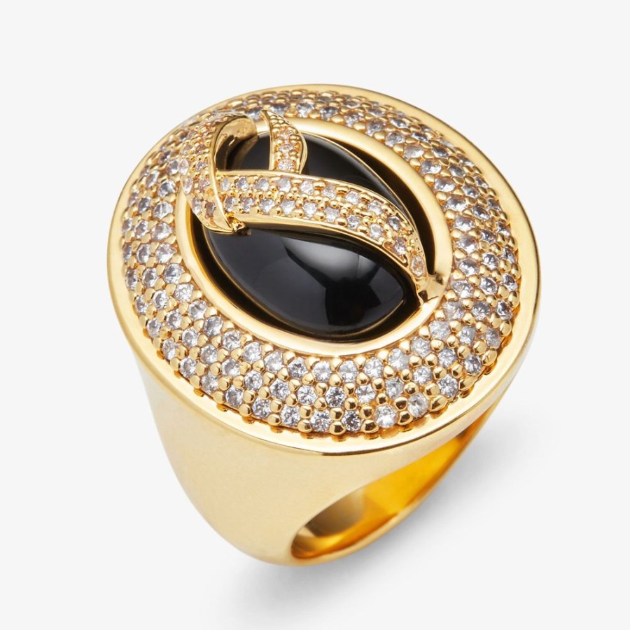 Damen Fendi Ringe | Ring Aus Metall, Goldfarben