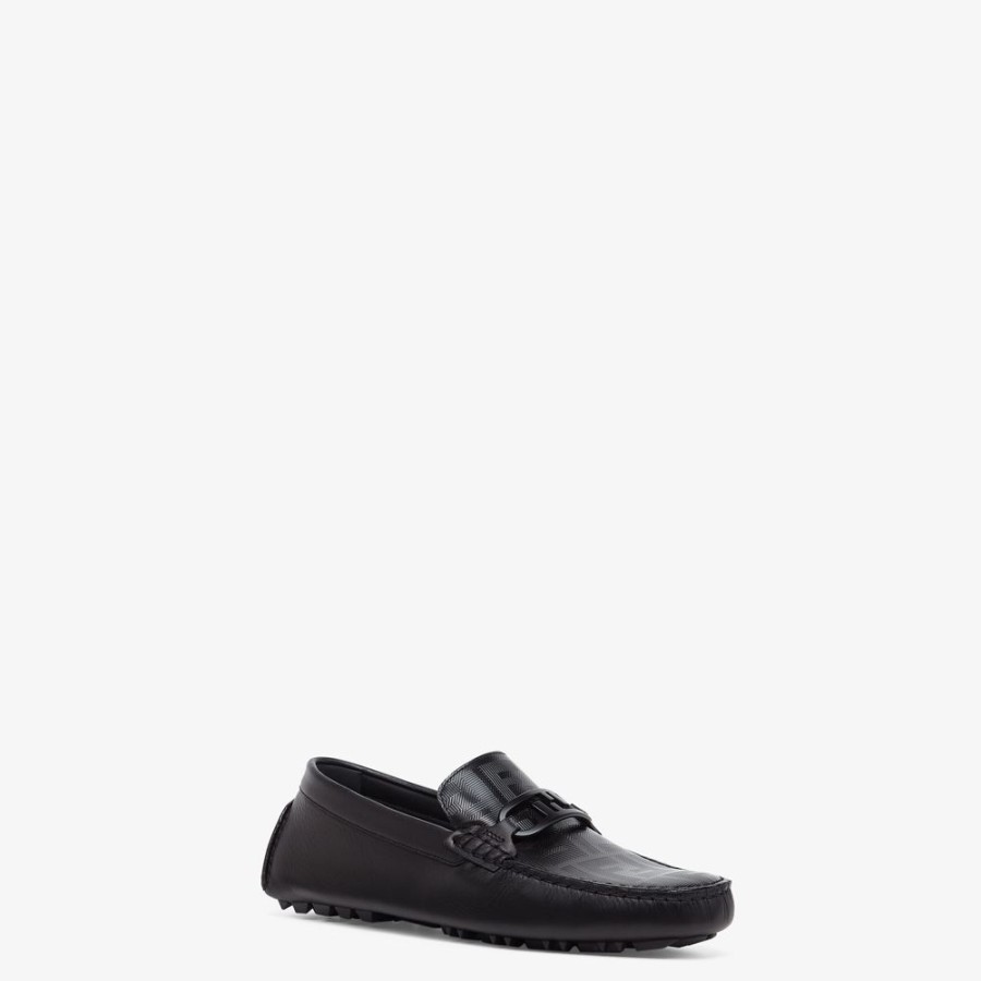 Herren Fendi Loafer | Loafer Aus Leder In Schwarz