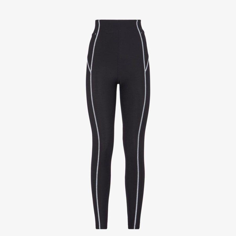 Damen Fendi Skiwear | Leggings Aus Lycra® In Schwarz