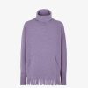 Herren Fendi Strickbekleidung | Pullover Aus Wolle In Lila