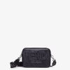 Herren Fendi Messenger Bags | Tasche Aus Leder In Schwarz Mit Ff-Print