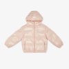 Kids Fendi Ready To Wear | Baguette Daunen-Bomberjacke Aus Nylon In Rosa