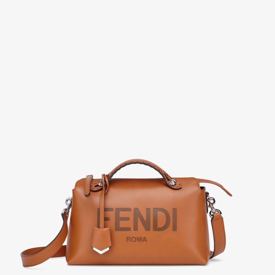 Damen Fendi Boston Bags | Boston Bag Aus Leder In Braun