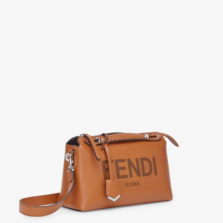 Damen Fendi Boston Bags | Boston Bag Aus Leder In Braun