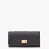 Damen Fendi Portemonnaies | Portemonnaie Aus Leder In Schwarz