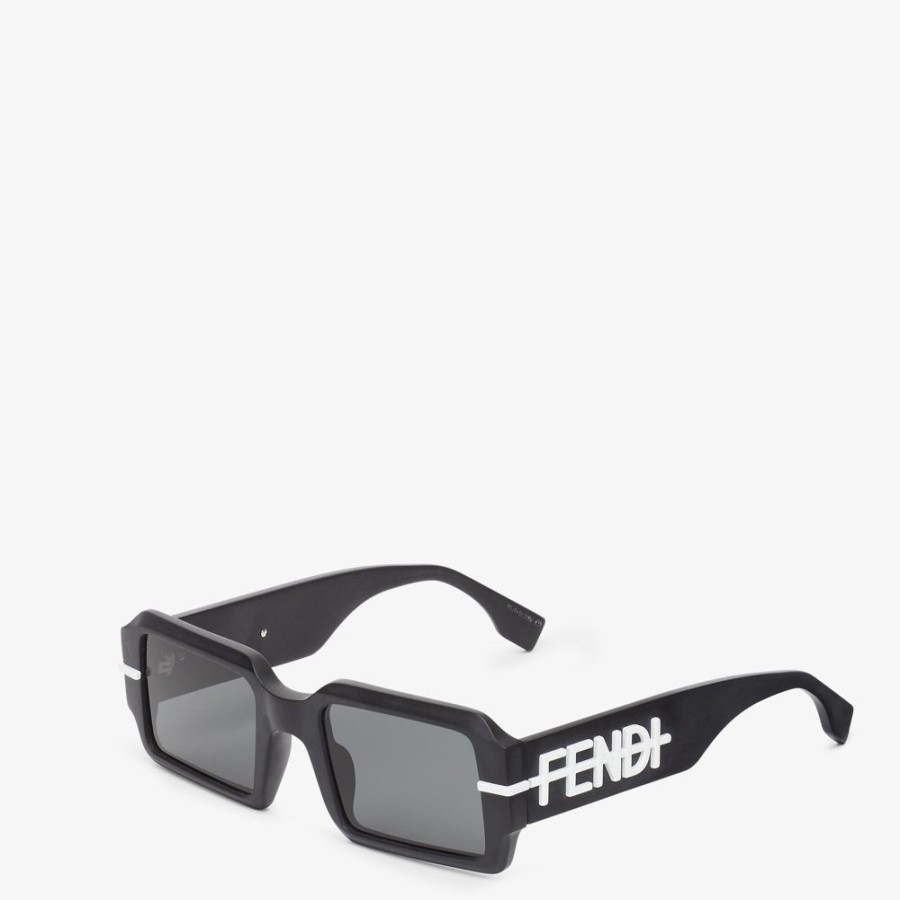 Herren Fendi Sonnenbrillen | Sonnenbrille In Schwarz