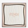 Damen Fendi Seide | Foulard Aus Seide Mehrfarbig