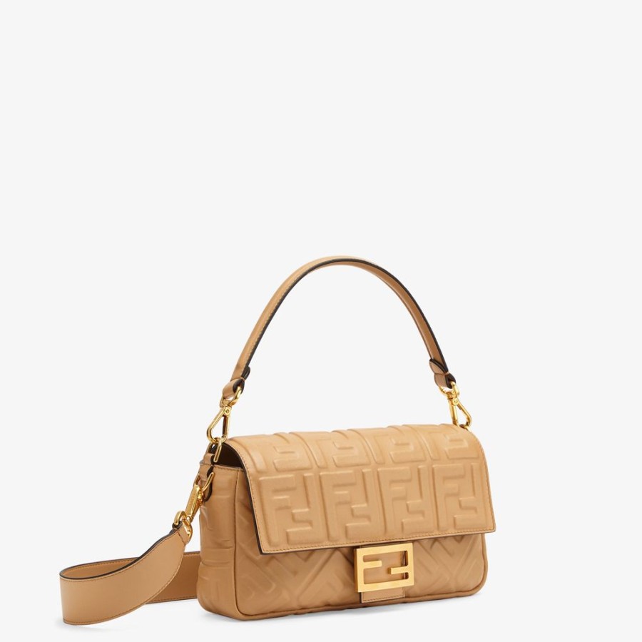 Damen Fendi Schulter- Und Crossbody-Taschen | Tasche Aus Leder In Beige