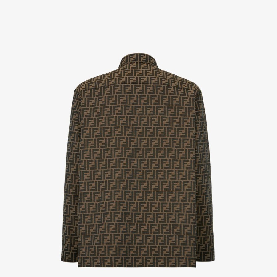 Herren Fendi Mantel Und Oberbekleidung | Jacke Aus Ff-Jacquard