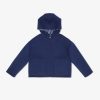 Kids Fendi Ready To Wear | Jacke Aus Doppeltem Wollgewebe In Blau Mit Logo