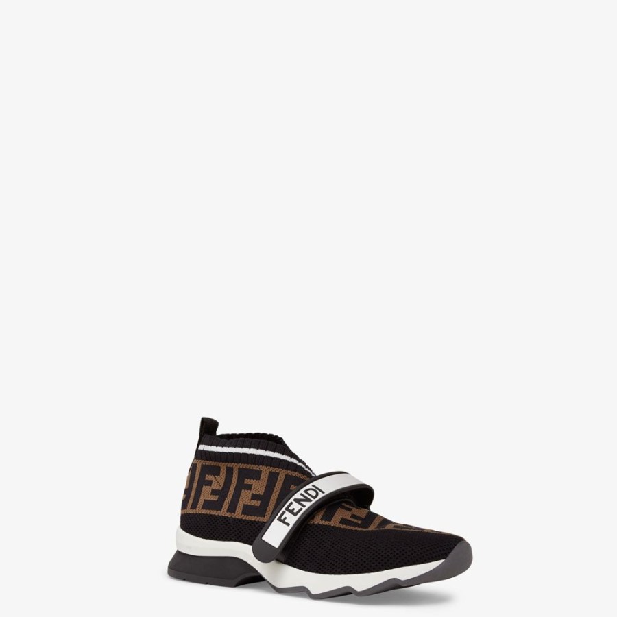 Damen Fendi Sneakers | Sneaker Aus Stoff In Schwarz