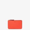 Damen Fendi Kartenetuis Und Kleine Accessoires | Pochette Aus Leder In Rot