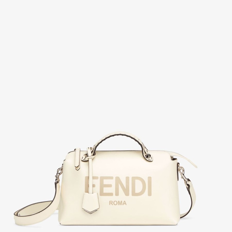 Damen Fendi Boston Bags | Boston Bag Aus Leder In Weis