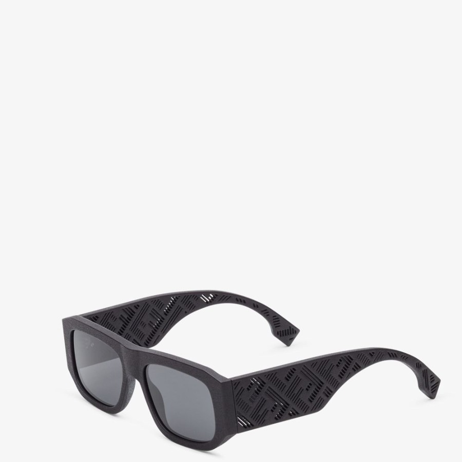 Herren Fendi Sonnenbrillen | Sonnenbrille Aus Acetat In Schwarz