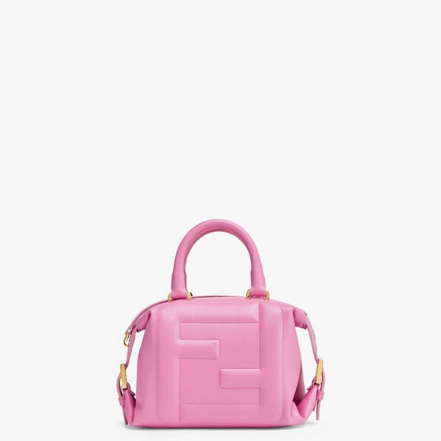 Damen Fendi Mini-Taschen | Mini Bag Aus Nappaleder In Rosa