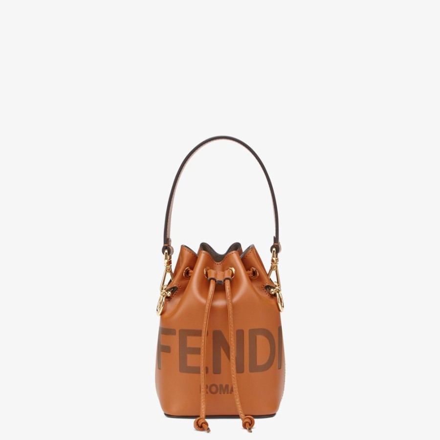 Damen Fendi Mini-Taschen | Mini-Tasche Aus Leder In Braun