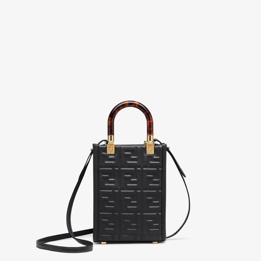 Damen Fendi Mini-Taschen | Mini-Tasche Aus Leder In Schwarz